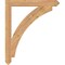 Ekena Millwork Thorton Arts & Crafts Smooth Bracket, Western Red Cedar, 3 1/2"W x 32"D x 38"H BKT04X32X38THR03SWR - alternate 3